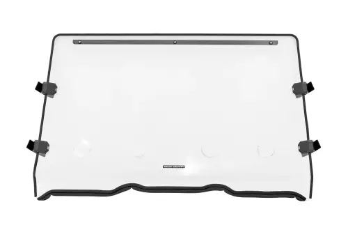 Rough Country - 98162310 | Rough Country Scratch Resistant Vented Full Windshield For Polaris Ranger 570