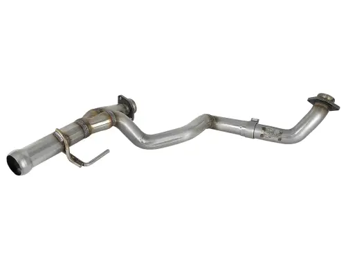 Afe - Advance Flow Engineering - 48-48026 | aFe Power Twisted Steel 2-1/4 Inch 409 Stainless Steel Y-Pipe For Jeep Wrangler (JL) / Gladiator (JT)  V6-3.6L