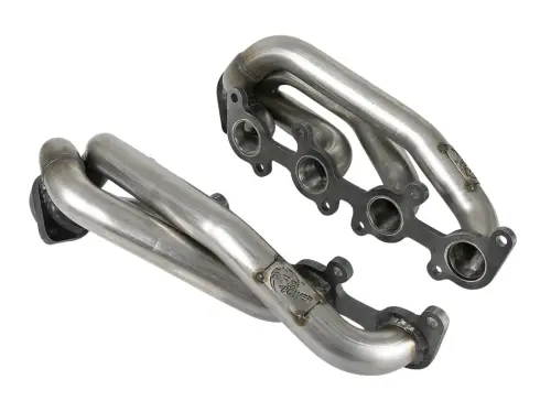 Afe - Advance Flow Engineering - 48-33025-1 | aFe Power Twisted Steel 304 Stainless Steel Short Tube Header For Ford F-150 V8-5.0L
