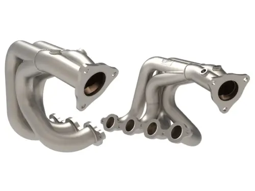 Afe - Advance Flow Engineering - 48-34148-T | aFe Power Twisted Steel 304 Stainless Steel Long Tube Header For Chevrolet Corvette (C8) V8-6.2L | Titanium Ceramic Coating