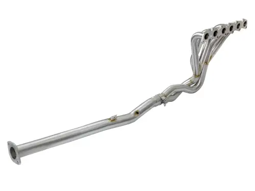 Afe - Advance Flow Engineering - 48-36108-YN | AFE Power Twisted Steel Long Tube Header & Connection Pipe (2001-2017 Patrol L6-4.8L)