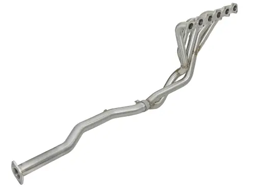 Afe - Advance Flow Engineering - 48-36109-YN | AFE Power Twisted Steel Long Tube Header & Connection Pipe (2001-2016 Patrol L6-4.8L)