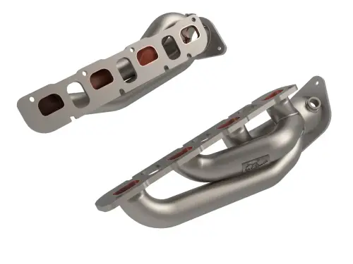 Afe - Advance Flow Engineering - 48-38031-T | aFe Power Twisted Steel 304 Stainless Steel Short Tube Header For Jeep Wrangler 392 V8-6.4L | Titanium Ceramic Coating