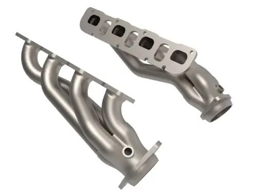 Afe - Advance Flow Engineering - 48-38032-T | aFe Power Twisted Steel 304 Stainless Steel Short Tube Header For Jeep Grand Cherokee Trackhawk (WK2) / Dodge Durango SRT Hellcat V8-6.2L (sc) | Titanium Ceramic Coat Finish