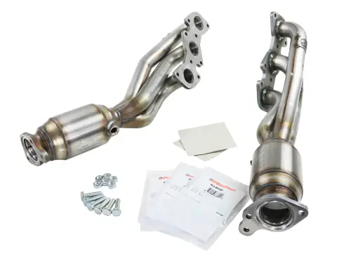 Afe - Advance Flow Engineering - 48-46001-1HC | AFE Power Twisted Steel 409 Stainless Steel Header w/ Cat (2005-2011 Tacoma V6-4.0L)