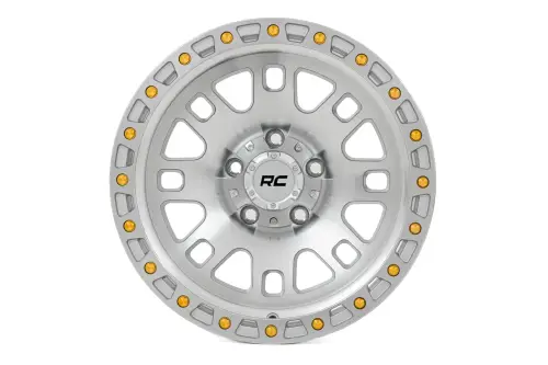 Rough Country - 82170918C | Rough Country 82 Series Wheel | One-Piece / Full Machined / 17x9 / 5x5 / -12mm