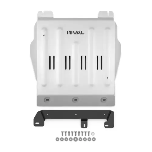 RIVAL 4X4 - 2333.1898.1.6 | RIVAL Aluminum Transmission Skid Plate (2021-2025 Bronco 2 Door, 2024-2025 Ranger FX4)