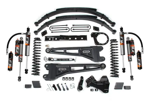 BDS Suspension - BDS2259FPE | BDS Suspension 7 Inch Lift Kit With Radius Arm For Ford F-250 / F-350 Super Duty 4WD Diesel | Rear Lift Leaf Springs, Fox 2.5 Performance Elite Shocks