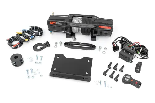 Rough Country - 92095 | Rough Country Winch Mount For For John Deere Gator XUV 835E | With RS6500S Winch