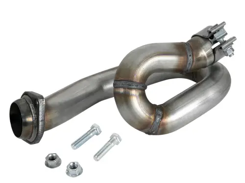 Afe - Advance Flow Engineering - 48-48027 | aFe Power Twisted Steel 2 Inch 409 Stainless Steel Loop-Relocation Pipe For Jeep Wrangler (JL) / Gladiator (JT) V6-3.6L