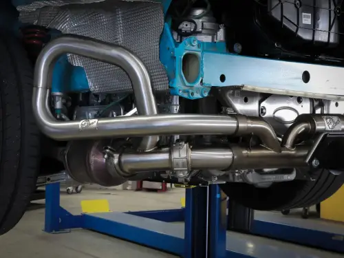 Afe - Advance Flow Engineering - 49C36441 | AFE Power MACH Force-Xp 304 Stainless Steel Primary Muffler Delete Pipe (2014-2019 911 GT3 H6-3.8L, 4.0L)