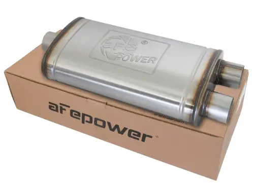 Afe - Advance Flow Engineering - 49M00015 | AFE Power MACH Force-Xp 3" to 3" 409 Stainless Steel Muffler