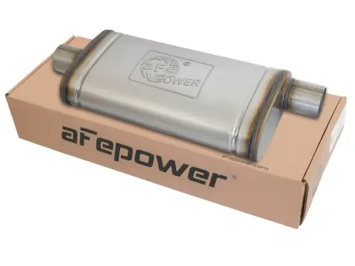 Afe - Advance Flow Engineering - 49M00019 | AFE Power MACH Force-Xp 2.5" to 2.5" 409 Stainless Steel Muffler