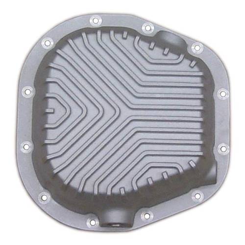 PML Covers - 9513-AC | PML Covers Ford Sterling 10.25/10.5 Patterned Fins 12 Bolt Differential Cover For Ford F-250/F-350 & Excursion | Natural As-Cast Finish