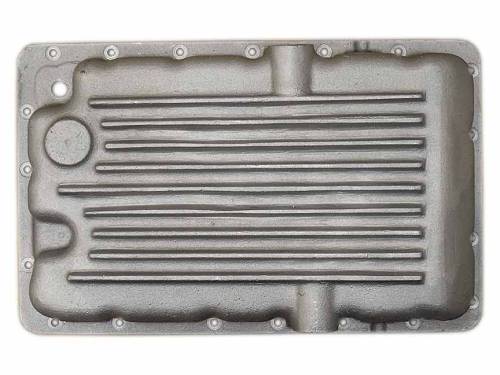 PML Covers - 11076-AC | PML Cover AW4 Deep Transmission Pan For Jeep Cherokee (XJ) / Wagoneer / Comanche (MJ) / Grand Cherokee (ZJ) | Natural As-Cast Finish