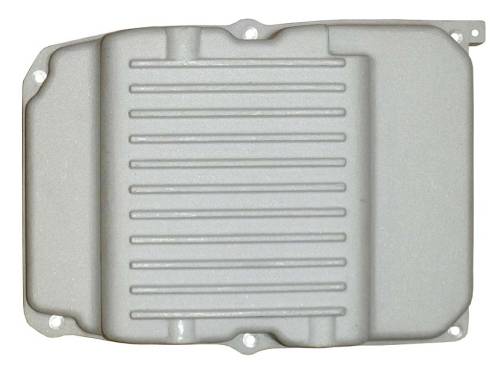 PML Covers - 11124-AC | PML Cover Chrysler Mercedes NAG1, 722.6, W5A580, W5A380, W5J400 Deep 2.5 Quarts Over Transmission Pan For Mercedes Sprinter Van 2500 & 3500 | Natural As-Cast Finish