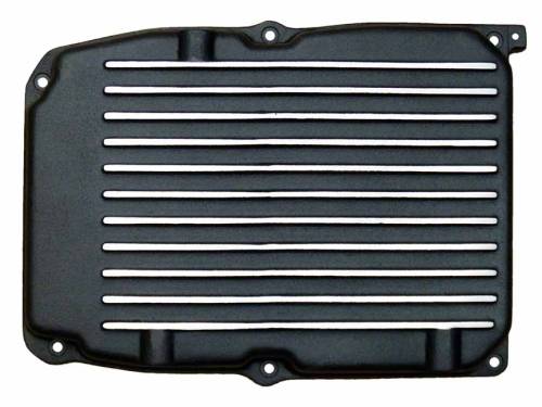 PML Covers - 11132-B | PML Cover Chrysler Mercedes NAG1, 722.6, W5A580, W5A380, W5J400 Stock Capacity Transmission Pan For Jeep Wrangler / Mercedes Sedans | Natural As-Cast Finish