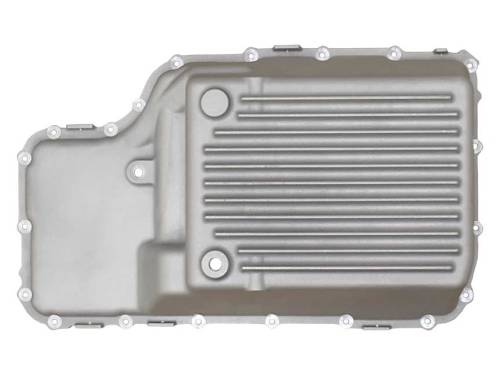PML Covers - 11180-AC | PML Cover Ford 10R140 Deep Transmission Pan For Ford F-250, F-350, F-450, F-550 & F-600 | Natural As-Cast Finish