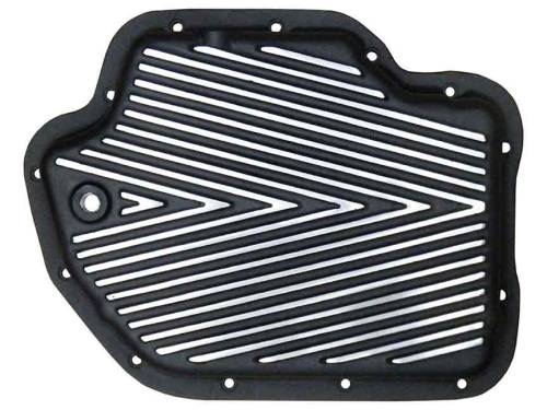 PML Covers - 9683-B | PML Cover GM Turbo 400 Deep Transmission Pan For Hummer H1 / Jaguar XJS / Models Of Corvette, Chevy, Cadillac, Olds, Buick |  Black Powder Coat Finish