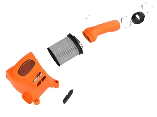 Afe - Advance Flow Engineering - 50-70026DN | AFE Power Momentum HD Orange Edition Cold Air Intake System w/ Pro DRY S Filter (2008-2021 Land Cruiser V8-4.5L td)