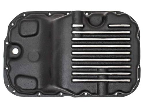 PML Covers - 11150-B | PML Cover GM 6L50 Deep Transmission Pan For Chevrolet Colorado / GMC Canyon | Black Powder Coat Finish