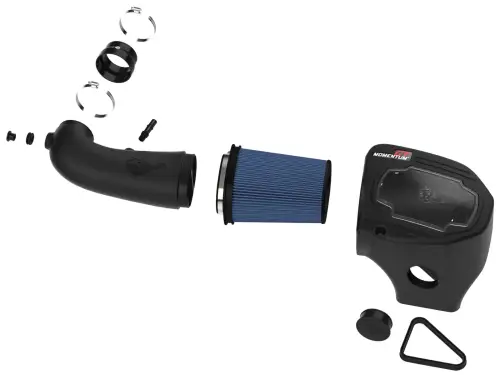 Afe - Advance Flow Engineering - 50-70126R | AFE Power Momentum GT Cold Air Intake System w/ Pro 5R Filter (2011-2023 Challenger V8-5.7L with Shaker Hood)