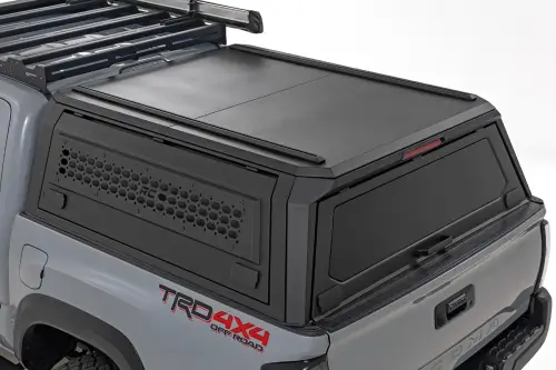 Rough Country - 73406 | Rough Country Truck Bed Cap For Toyota Tacoma | Modular, 5' Bed