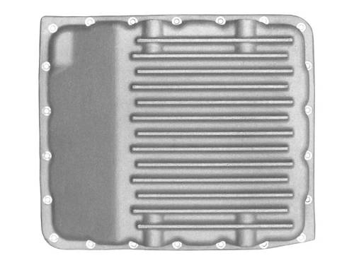 PML Covers - 11101-AC | PML Cover RE5R05A Deep 1.1 Quarts Over Transmission Pan For Nissan Frontier, Pathfinder, Titan, Xterra, 350Z, G35, & G37 / Suzuki Equator / Infiniti QX56 | Natural As-Cast Finish