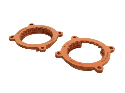 Afe - Advance Flow Engineering - 46-33026N | aFe Power Silver Bullet Throttle Body Spacer (2024-2025 Mustang GT V8-5.0L)