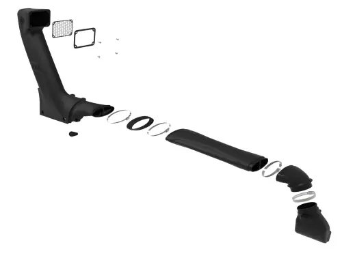 Afe - Advance Flow Engineering - 55-21001 | aFe Power Dynamic Air Scoop (D.A.S.) Snorkel (2018-2025 Wrangler JL, 2020-2025 Gladiator JT L4-2.0L t, V6-3.6L)