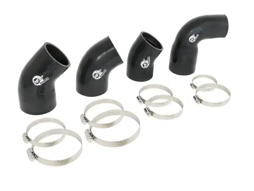 Afe - Advance Flow Engineering - 46-20250AS | aFe Power BladeRunner Intercooler Couplings & Clamps Kit - Factory Intercooler & aFe Tube (2015-2023 Mustang L4-2.3L t)