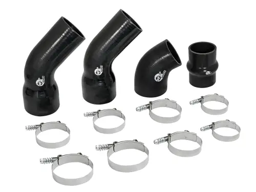 Afe - Advance Flow Engineering - 46-20280AS | aFe Power BladeRunner Intercooler Couplings & Clamps Kit - Factory Intercooler & aFe Tubes (2016-2019 Titan XD V8-5.0L td)