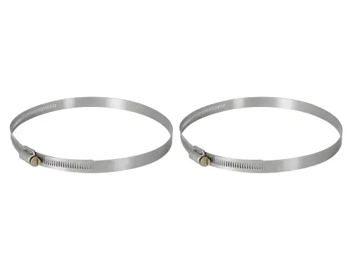 Afe - Advance Flow Engineering - 59-01022-MA | aFe Power Magnum FORCE Spare Parts - Worm Gear Hose Clamps | SAE Size 128, (5-5/8" - 8-1/2")ID (Qty 2)