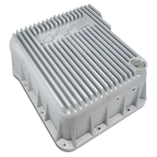 Pacific Performance Engineering - 128051000 | PPE Performance Heavy-Duty Cast Aluminum Transmission Pan – Deep Raw Finish (2001-2019 GM Allison 1000, 2000, 2400)
