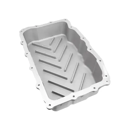 Pacific Performance Engineering - 128051120 | PPE Performance Heavy-Duty Cast Aluminum Transmission Pan Black Finish (2020-2025 GM 3.0L Duramax 10L80)