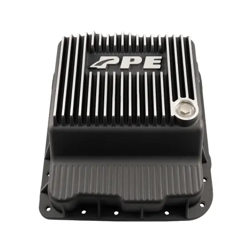 Pacific Performance Engineering - 128051510 | PPE Performance Heavy-Duty Cast Aluminum Transmission Pan Brushed Finish (1985–2014 GM 700R4, 4L60, 4L60E, 4L65, 4L70E, 4L75E)