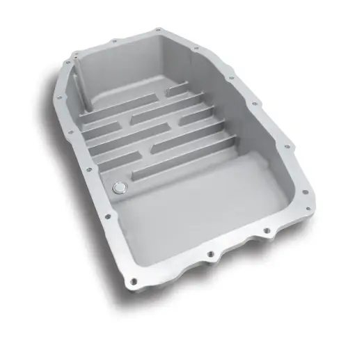 Pacific Performance Engineering - 128051720 | PPE Performance Heavy-Duty Cast Aluminum Transmission Pan Black Finish (2015-2025 GM 8L45, 8L90)