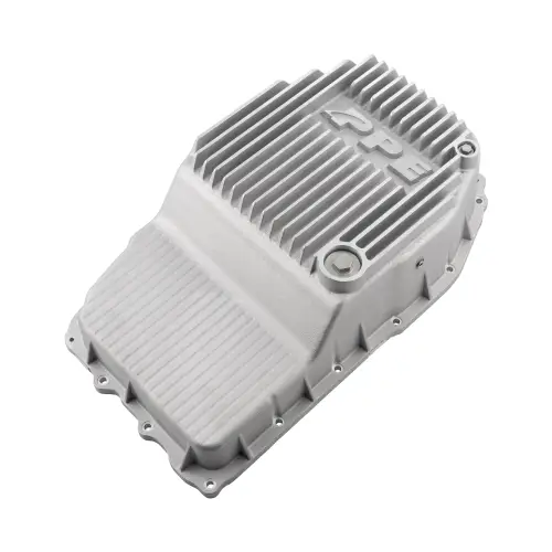 Pacific Performance Engineering - 128051800 | PPE Performance Heavy-Duty Cast Aluminum Transmission Pan Raw Finish (2019-2025 GM 8L45, 8L80, 8L90)