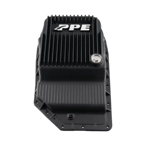 Pacific Performance Engineering - 128051920 | PPE Performance Heavy-Duty Cast Aluminum Transmission Pan For GM 6L90 | Black Finish
