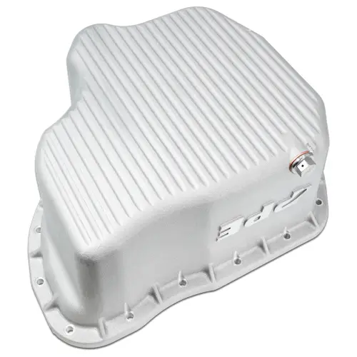 Pacific Performance Engineering - 114052000 | PPE Performance Heavy-Duty Cast Aluminum Engine Oil Pan Raw Finish (2001-2010 Silverado, Sierra 2500 HD, 3500 HD 6.6L td)