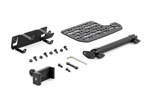 Rough Country - 33009 | Rough Country Accessory Dash Mount For Ram 1500 2WD/4WD | With 12 Inch Touchscreen, With 10 Inch Extension Arm For Non-Magsafe Devices