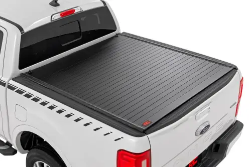 Rough Country - 50219500 | Rough Country Hard Roll Up Bed Cover For Ford Ranger 2WD/4WD | 5' Bed