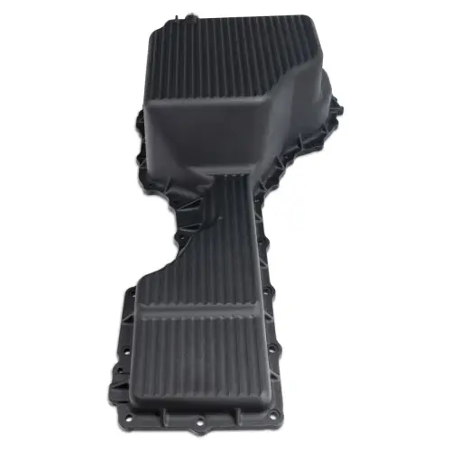 Pacific Performance Engineering - 114053020 | PPE Performance Heavy-Duty Cast Aluminum Engine Oil Pan Black Finish (2017-2019 Silverado, Sierra 2500 HD, 3500 HD 6.6L td)