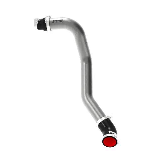 Pacific Performance Engineering - 115022000 | PPE Performance Hot Side Intercooler Charge Pipe Raw Finish (2004-2010 Silverado 2500 HD, 3500 HD 6.6L td)