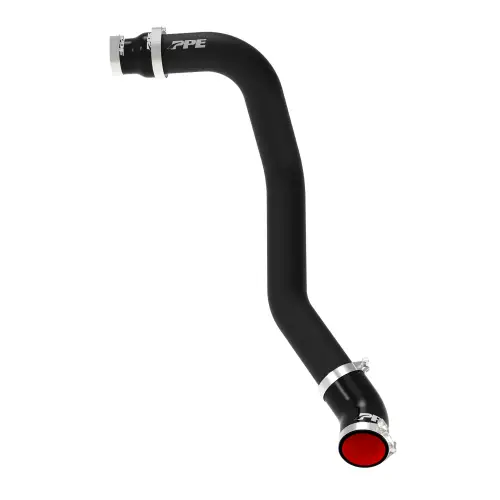 Pacific Performance Engineering - 115022020 | PPE Performance Hot Side Intercooler Charge Pipe Black Finish (2004-2010 Silverado 2500 HD, 3500 HD 6.6L td)