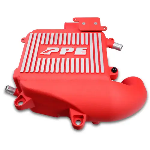 Pacific Performance Engineering - 115030012 | PPE Performance Air-To-Water Intercooler Kit Red Finish (2020-2025 Silverado, Sierra 1500 3.0L (t) LM2, LZ0)