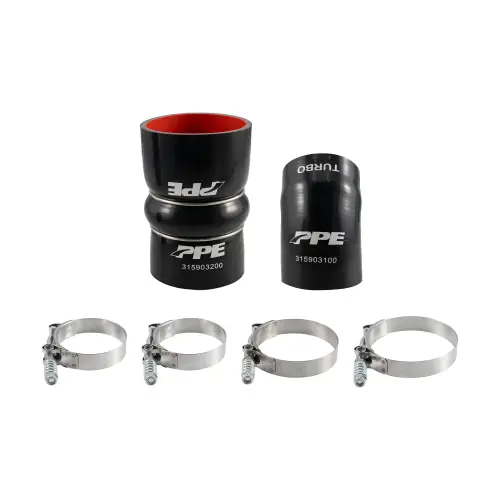 Pacific Performance Engineering - 315910304 | PPE Performance Intercooler Boot Kit (2003-2004 F250, F350 Super Duty 6.0L Power Stroke)