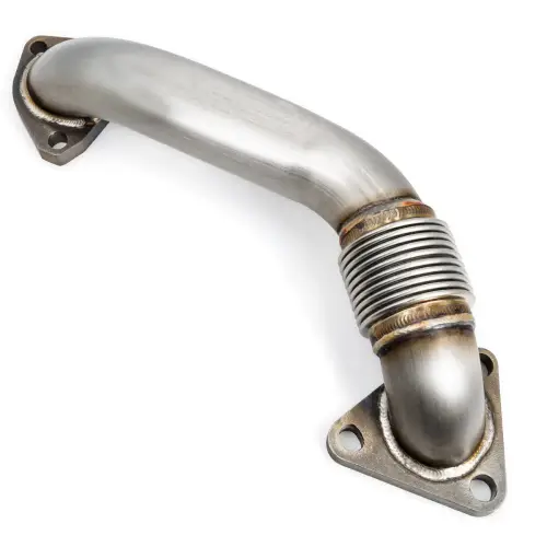 Pacific Performance Engineering - 116120010 | PPE Performance Replacement Up-Pipe (Passenger Side) for OEM Exhaust Manifold (2001-2004 Silverado, Sierra 2500 HD, 3500 HD 6.6L td FED)