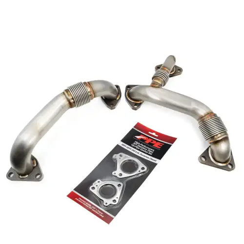 Pacific Performance Engineering - 116120405 | PPE Performance OEM Length Replacement High Flow Up-Pipe Kit (2004.5-2005 Silverado, Sierra 2500 HD, 3500 HD 6.6L td)