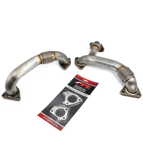 Pacific Performance Engineering - 116120607 | PPE Performance OEM Length Replacement High Flow Up-Pipe Kit (2006-2007 Silverado, Sierra 2500 HD, 3500 HD 6.6L td)